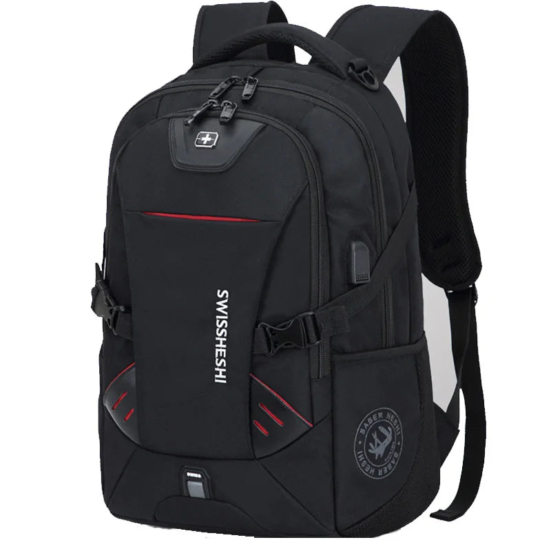 Anti Theft Laptop Backpack 17 Inch Waterproof USB Charging Business Travel Backpack with Air Cushion