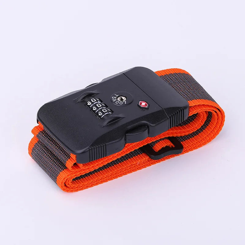 TSA Password Customs Lock Luggage Cross Belt 2M Adjustable Strap