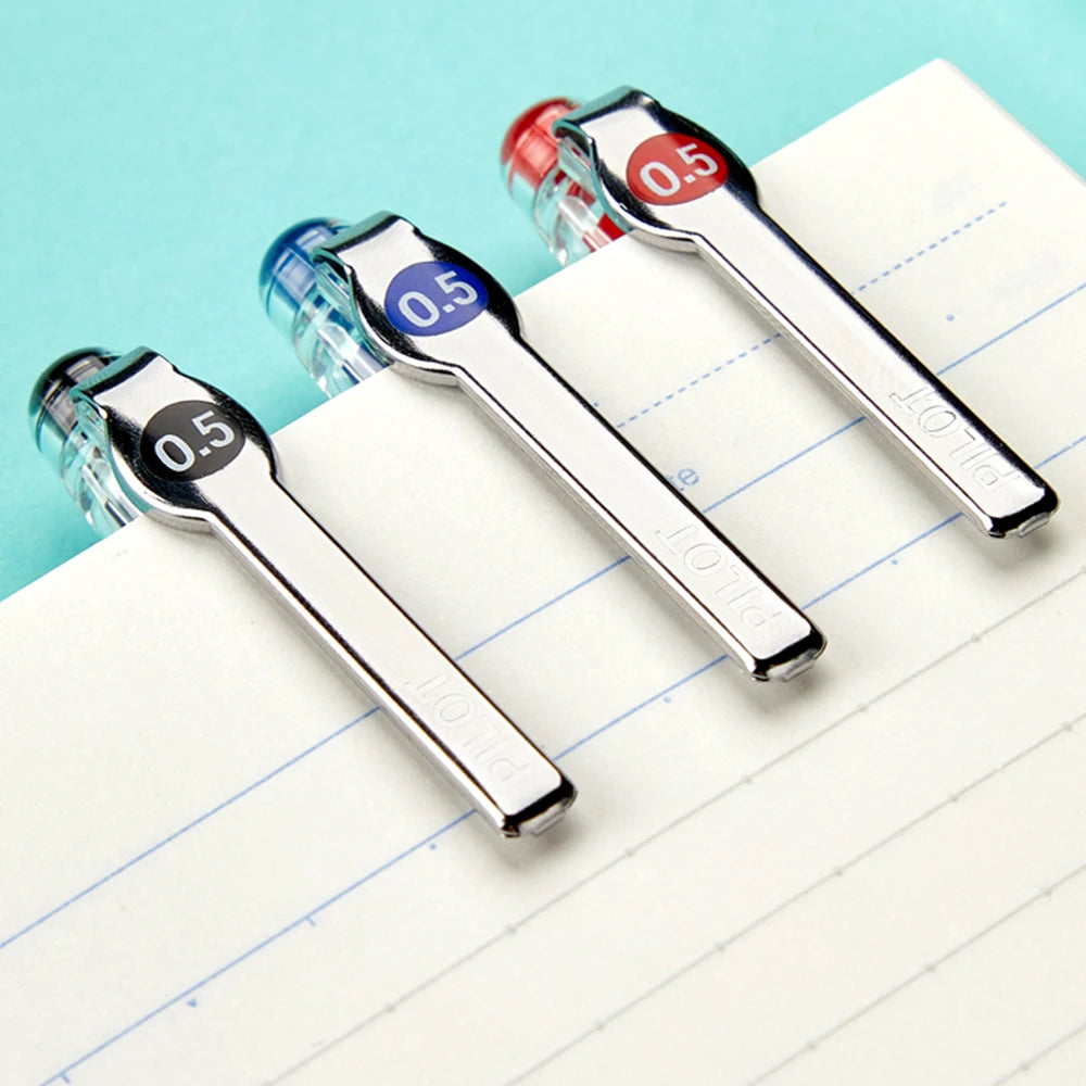 Retractable Liquid Gel Pen 0.5mm 0.7mm Smooth Writing Rollerball Office School Exam Pen Refillable