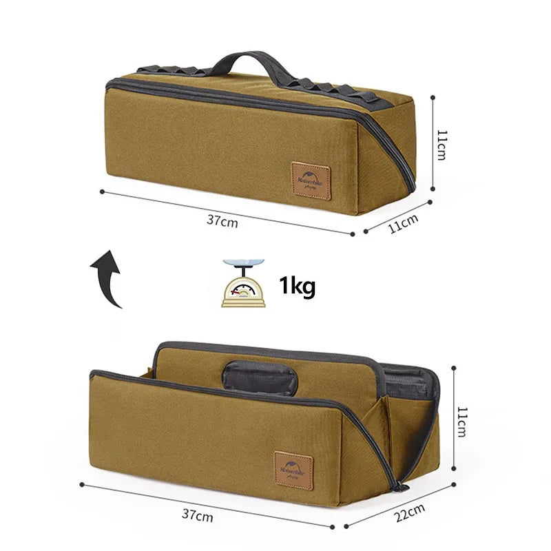 Multifunctional Camping Storage Bag Collapsible Outdoor Tool Organiser Travel Meal Gear Case