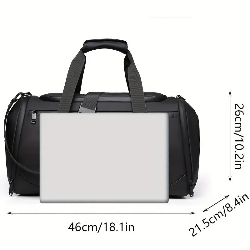 UNIXINU Large Capacity Travel Duffel Bag Oxford Gym Overnight Sports Travel Flight Holdall