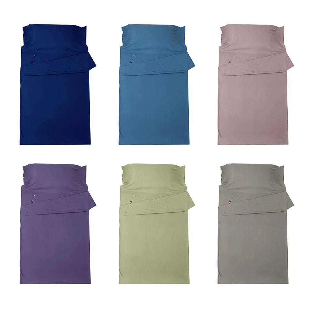 Backcountry Hut Cotton Sleeping Bag Liner Adult Hybrid Style Lightweight Camping Travel Hiking Bag