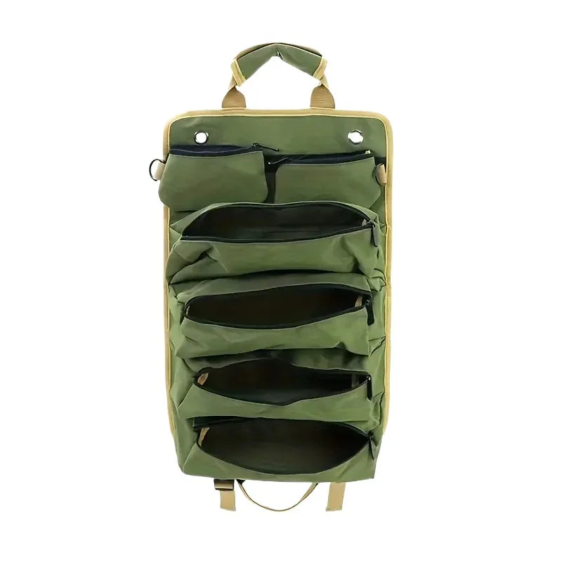 GIOIO Multi Purpose Tool Bag Roll Up Multi Pocket Hardware Organizer Pouch Nylon