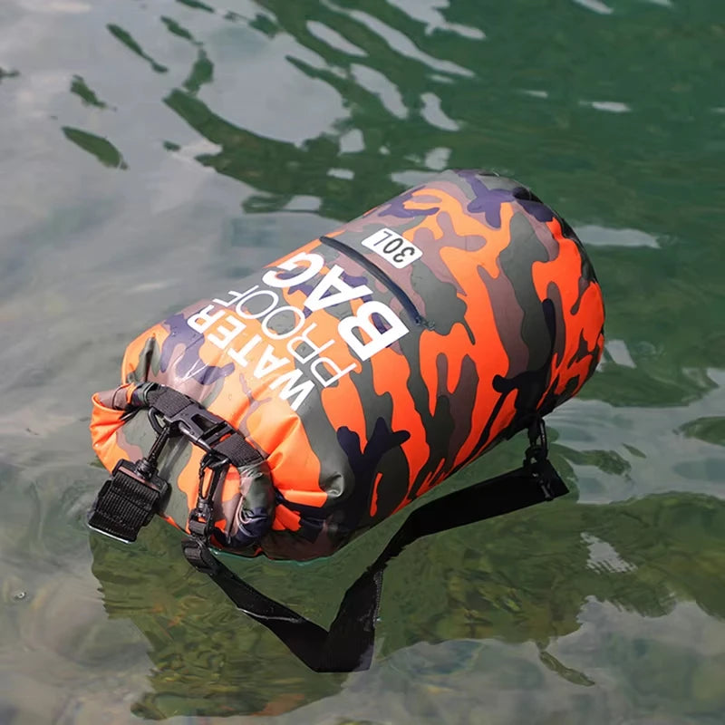 SCIONE Waterproof PVC Dry Bag Backpack 10L 15L 20L 30L
