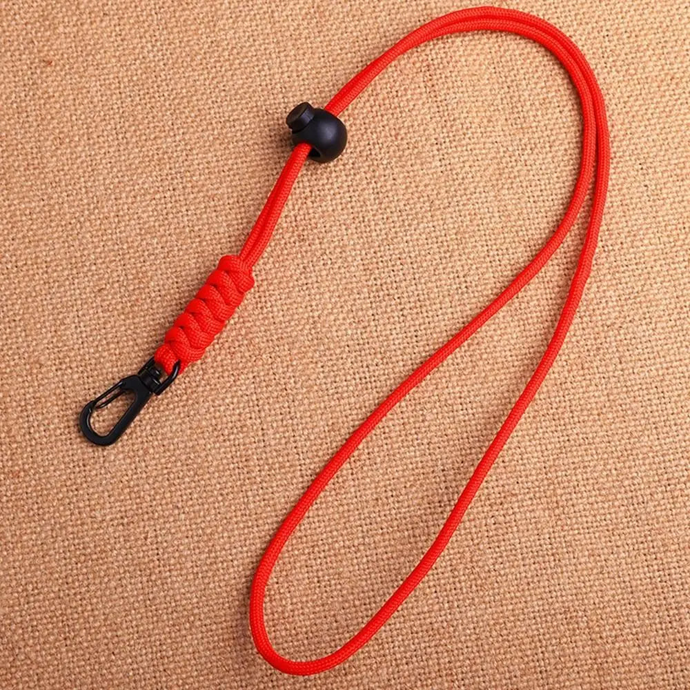 Paracord Survival Keychain with Rotatable Buckle Emergency Lanyard Backpack Key Ring Tool