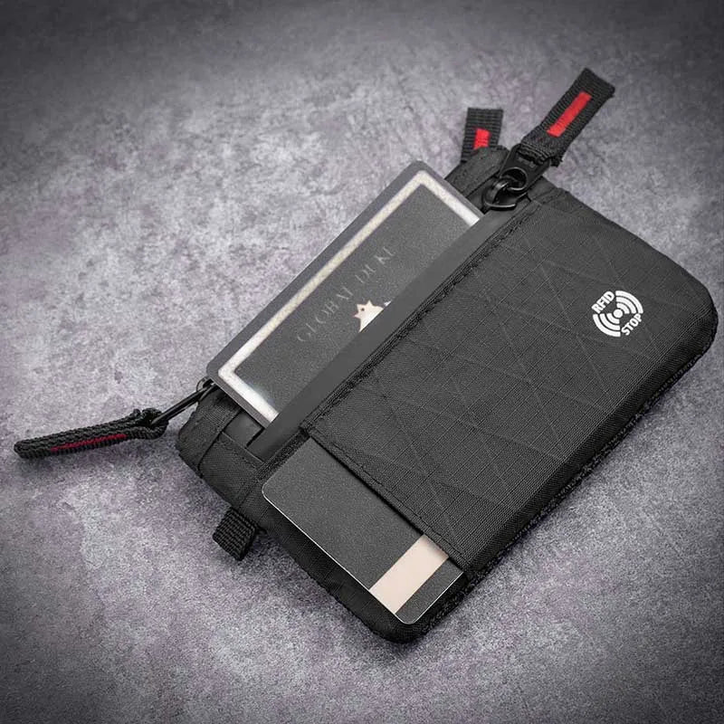 RFID Blocking Travel Neck Pouch Anti-Theft Passport Holder Document Wallet Card Organiser for Travel