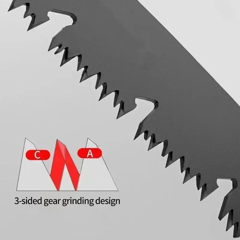 Portable Folding Gardening Saw Secateurs Multifunctional Pruner Grip Hand Tool for Outdoor Use