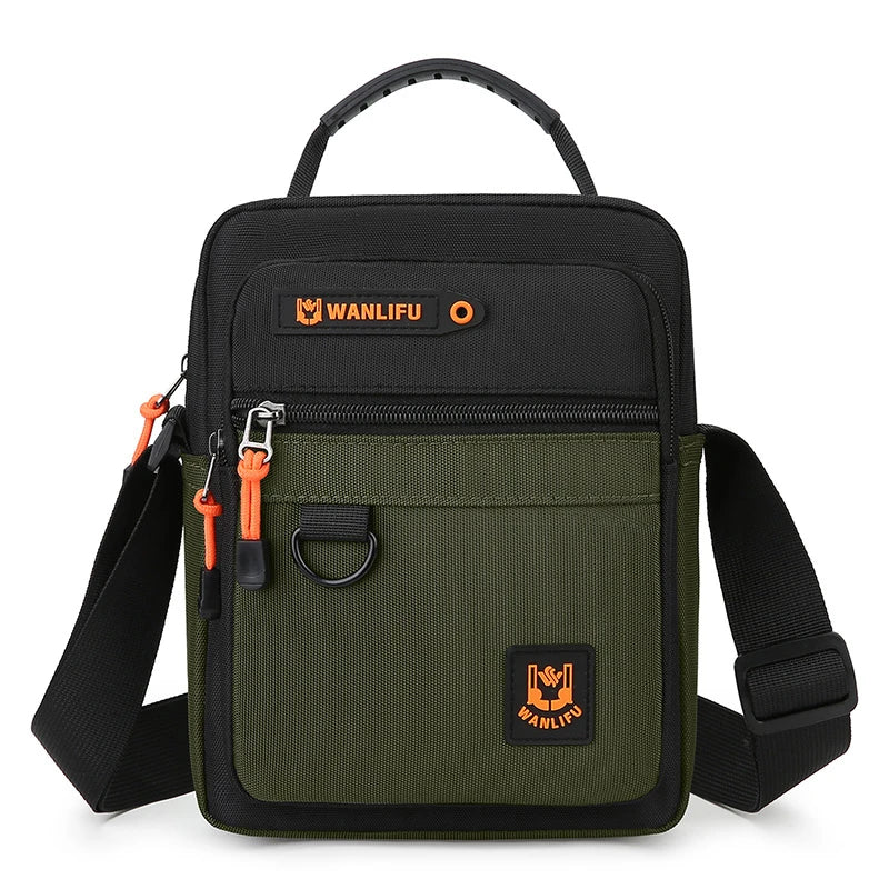 Mens Adjustable Crossbody Bag Oxford Casual Shoulder Commuter