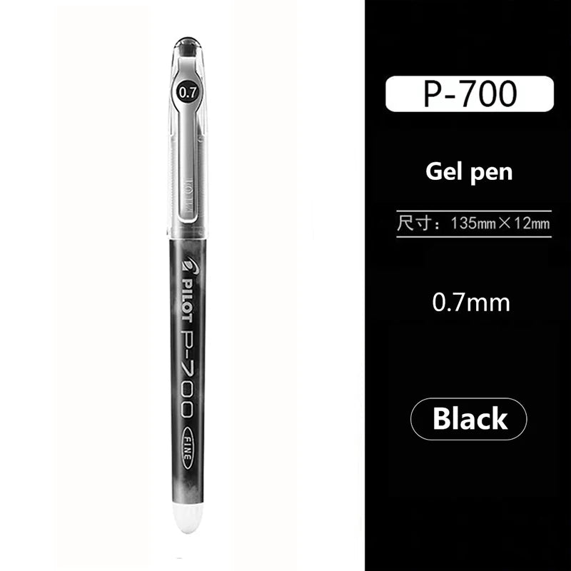Retractable Liquid Gel Pen 0.5mm 0.7mm Smooth Writing Rollerball Office School Exam Pen Refillable
