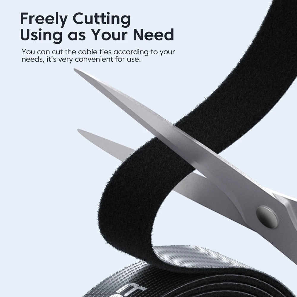 TOOCKI Cable Organiser Wire Winder, USB Cord Management Ties for Travel