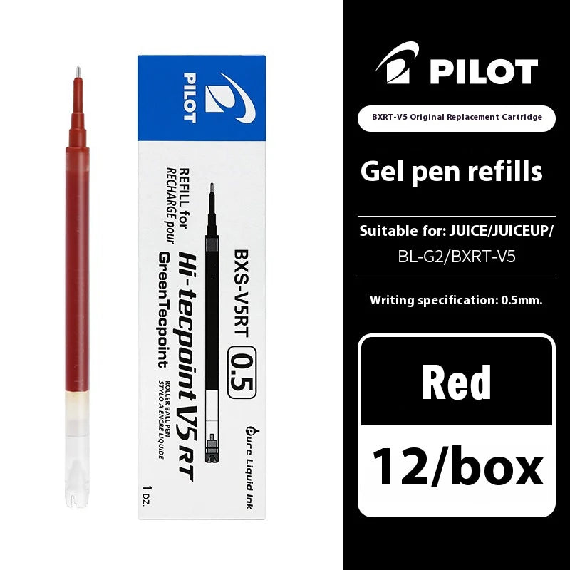 Retractable 0.5mm Gel Ink Pen with Precision Rollerball Tip Refillable Office School Writing Pen Set