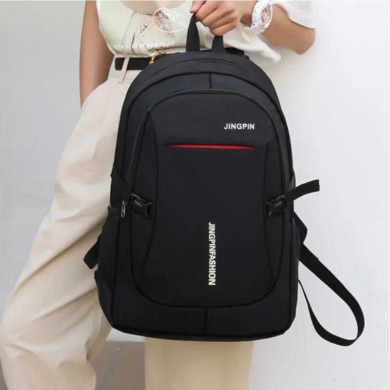 Canvas Laptop Travel Bag Dual Shoulder Briefcase Backpack Lightweight Unisex Work Carry Bag