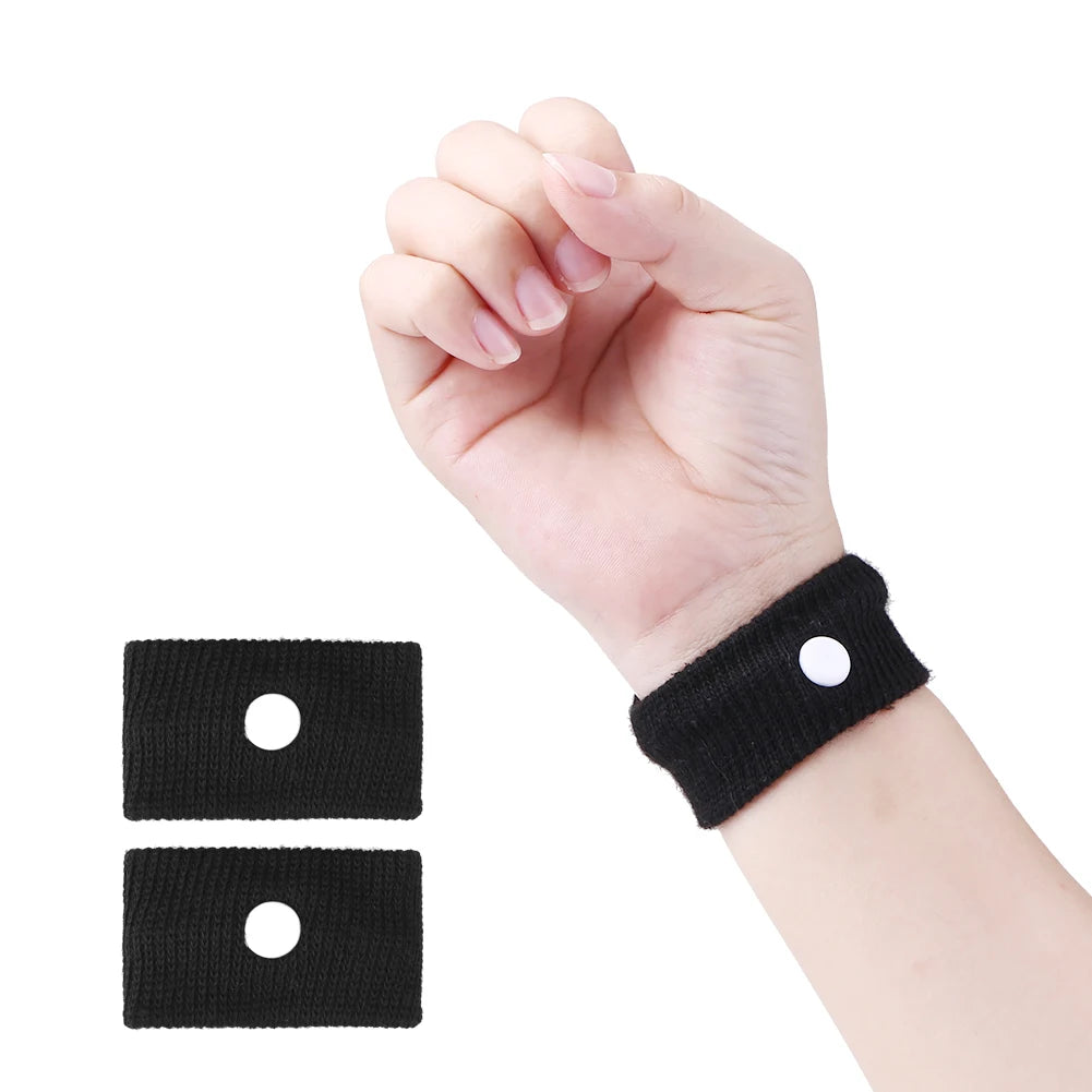 Travel Anti Nausea Wrist Bands Motion Sickness Sea Car Plane Strap