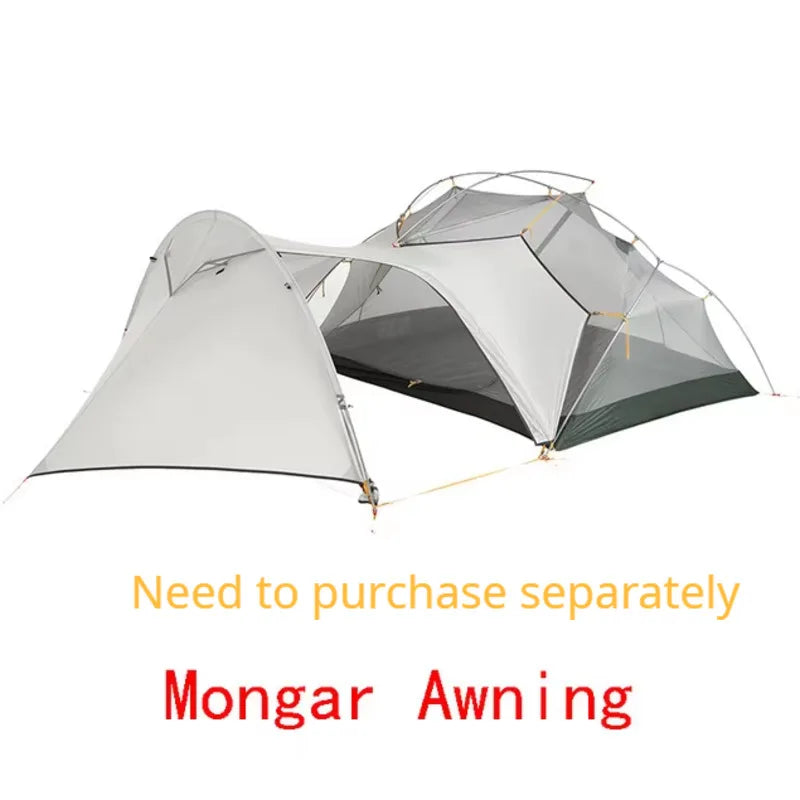 Ultralight 2 Person Camping Tent Three Season Waterproof Backpacking Trekking Shelter Outdoor Tent