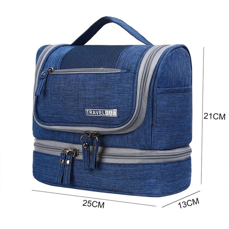 Portable Hanging Toiletry Washbag Waterproof Travel Cosmetic Storage Organiser Large Capacity