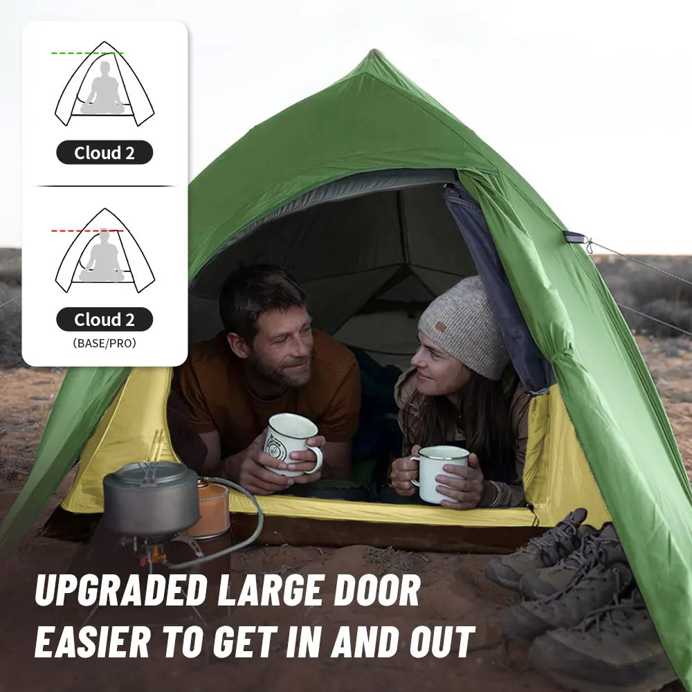 NATUREHIKE Cloud Up Ultralight 1 2 3 Person Waterproof Camping Hiking Backpacking Tent