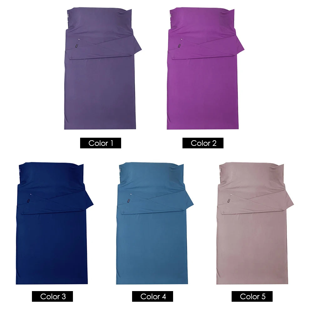 Backcountry Hut Cotton Sleeping Bag Liner Adult Hybrid Style Lightweight Camping Travel Hiking Bag