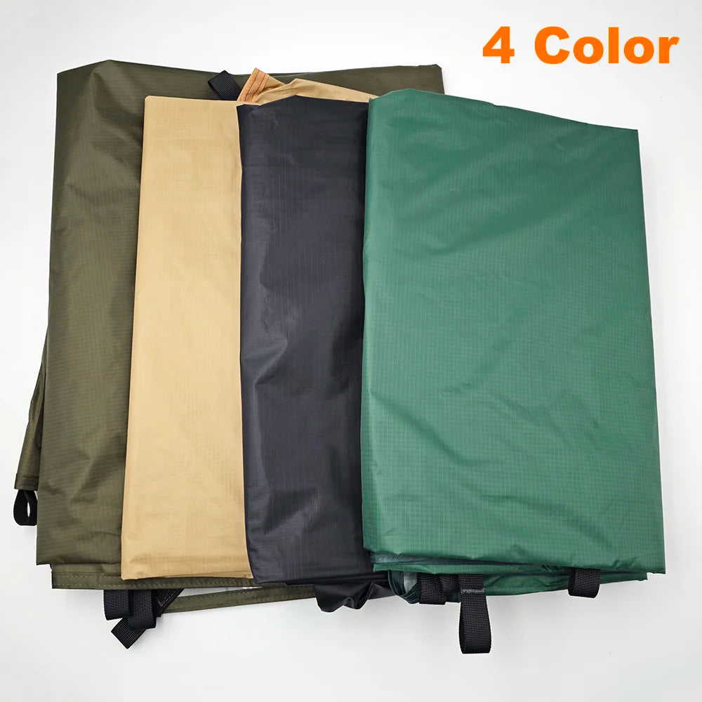 Waterproof Camping Tarp Shelter 19 Point Bushcraft Sun Shade Awning Tent 3x3m 4x4m Canopy