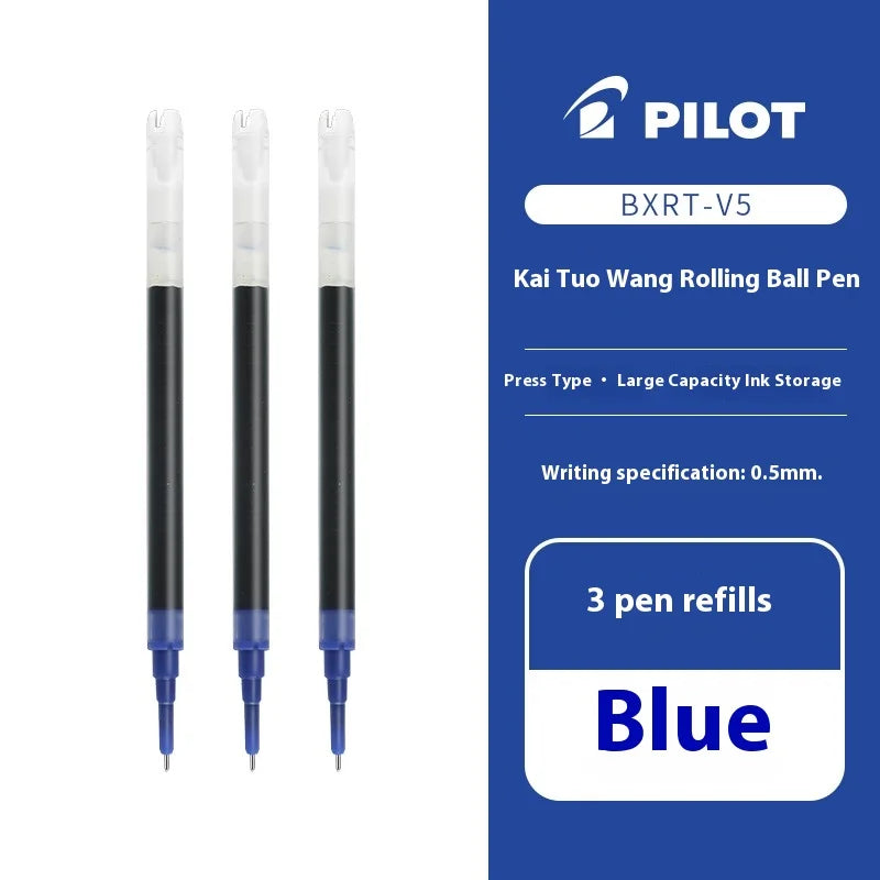 Retractable 0.5mm Gel Ink Pen with Precision Rollerball Tip Refillable Office School Writing Pen Set