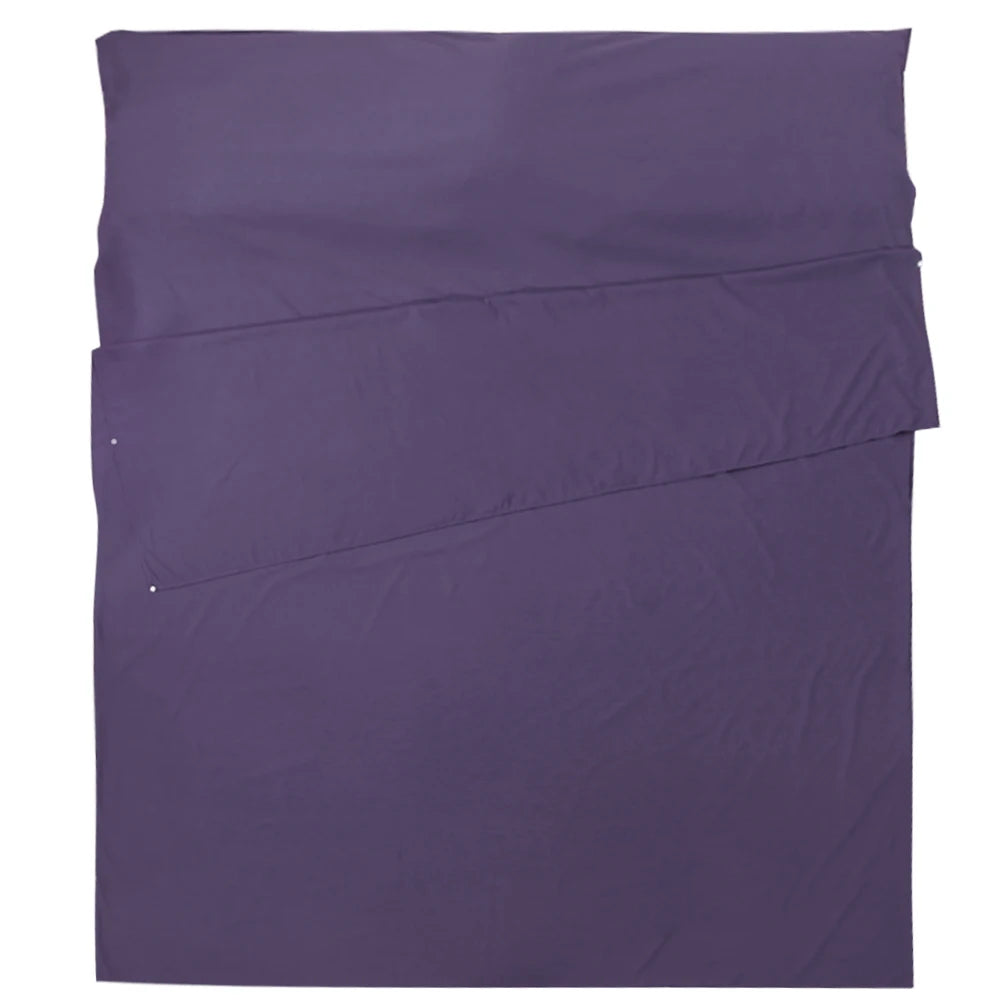 Backcountry Hut Cotton Sleeping Bag Liner Adult Hybrid Style Lightweight Camping Travel Hiking Bag