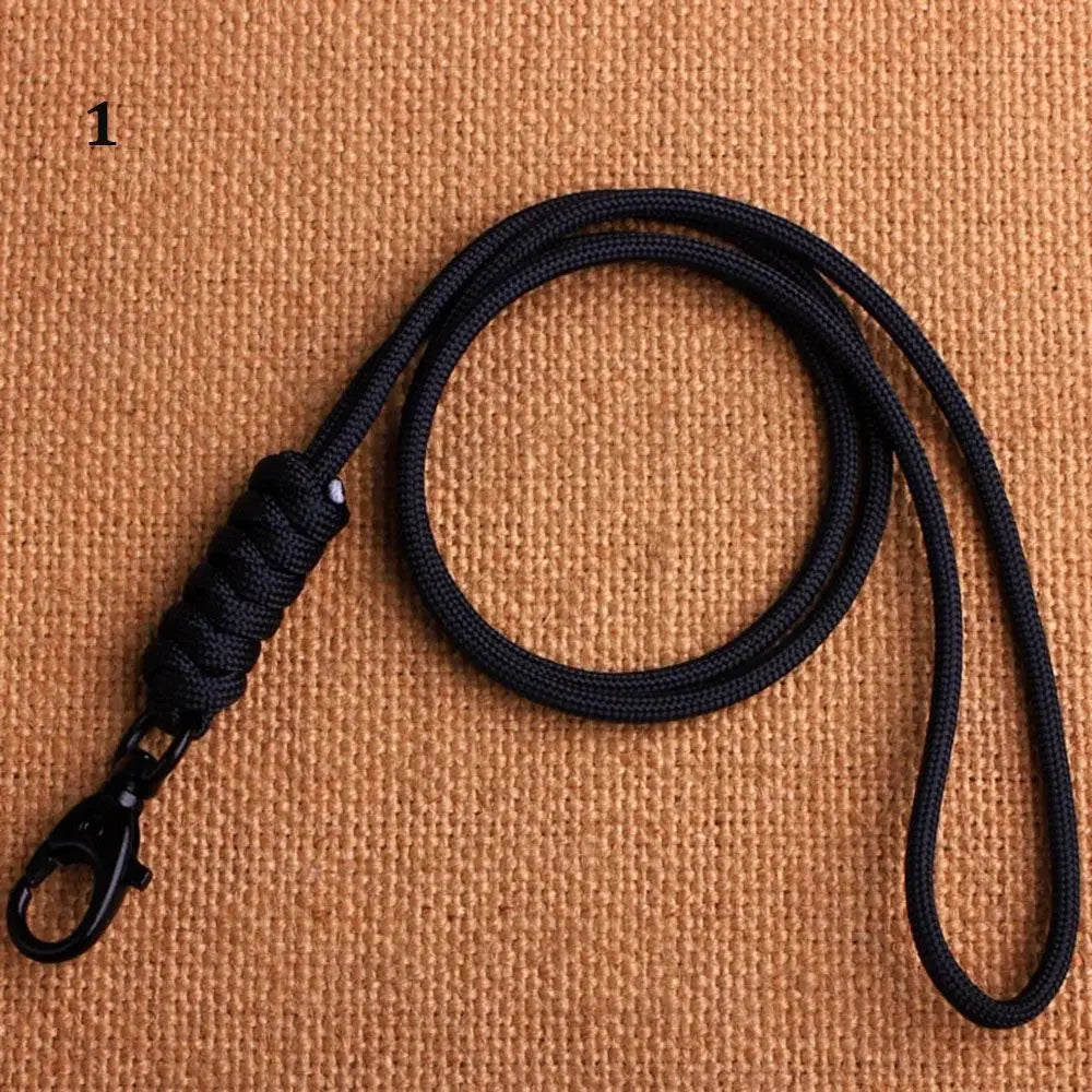 Paracord Survival Keychain with Rotatable Buckle Emergency Lanyard Backpack Key Ring Tool