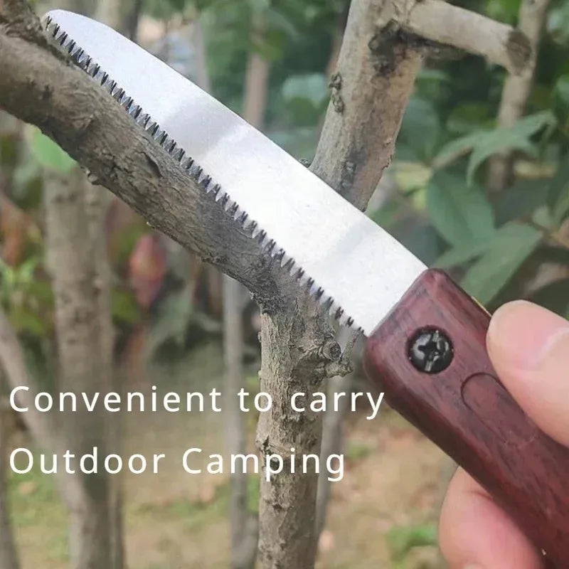 DUTRIEUX Mini Folding Saw Multifunction Sharp Wood Cutting Camping Garden Hand Tool Pruning