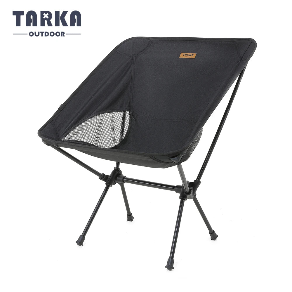 TARKA Foldable Camping Chair Ultralight Backpacking Moon Chair for Tramping Backpacking Travel