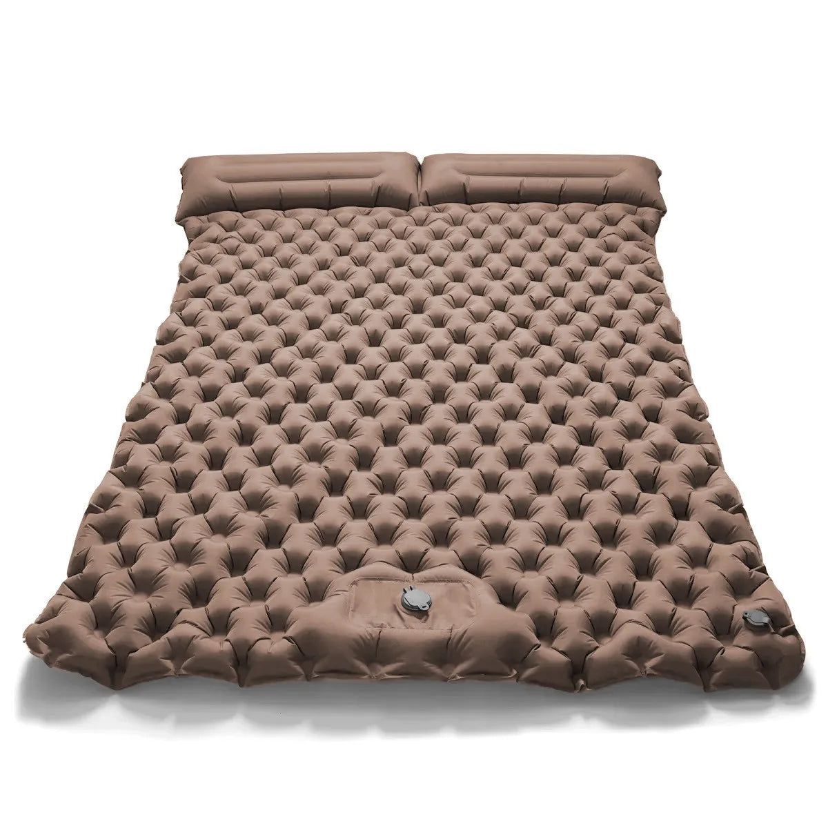 Double Inflatable Camping Mattress Extra Wide Ultralight Sleeping Pad Mat Travel