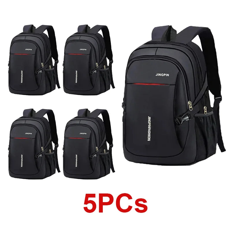 Canvas Laptop Travel Bag Dual Shoulder Briefcase Backpack Lightweight Unisex Work Carry Bag