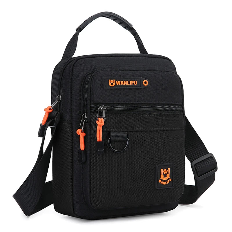 Mens Adjustable Crossbody Bag Oxford Casual Shoulder Commuter
