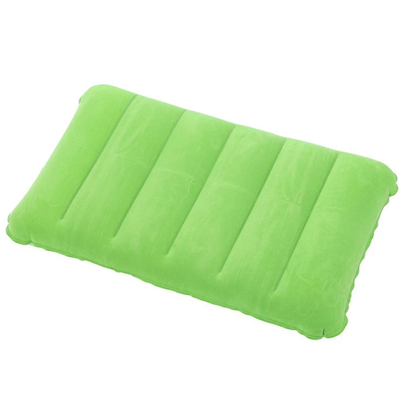Portable Inflatable Neck Pillow Self Filling Travel Camping Support Cushion