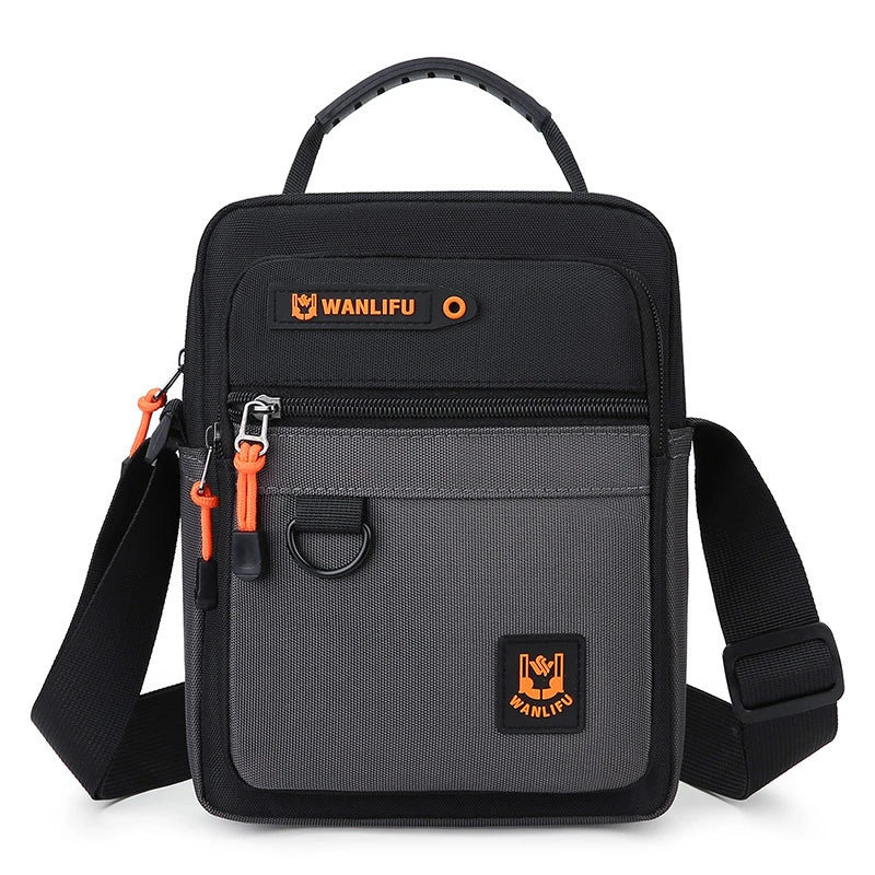 Mens Adjustable Crossbody Bag Oxford Casual Shoulder Commuter