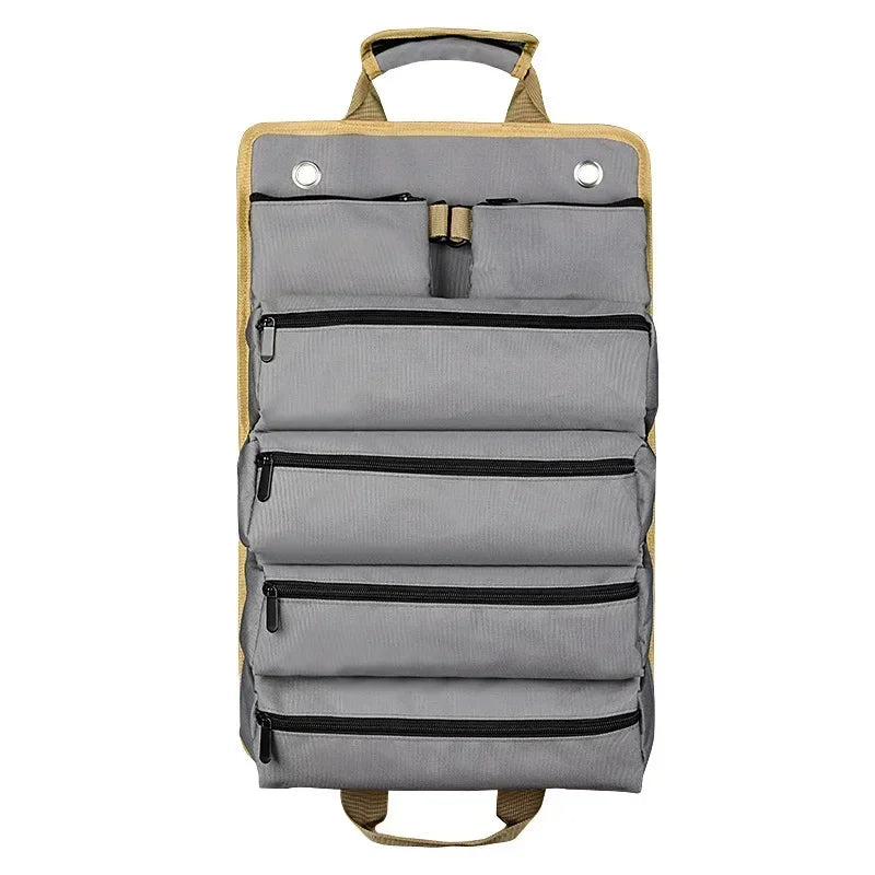GIOIO Multi Purpose Tool Bag Roll Up Multi Pocket Hardware Organizer Pouch Nylon