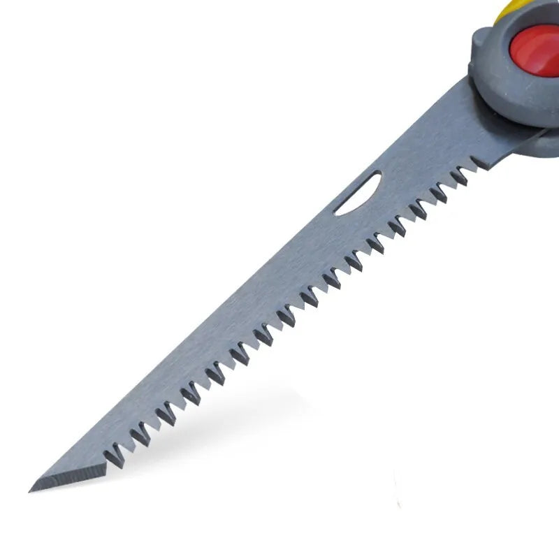 6 Inch Folding Hand Saw Steel Blade Woodworking Garden Pruning Saw Compact Portable Cutting Tool
