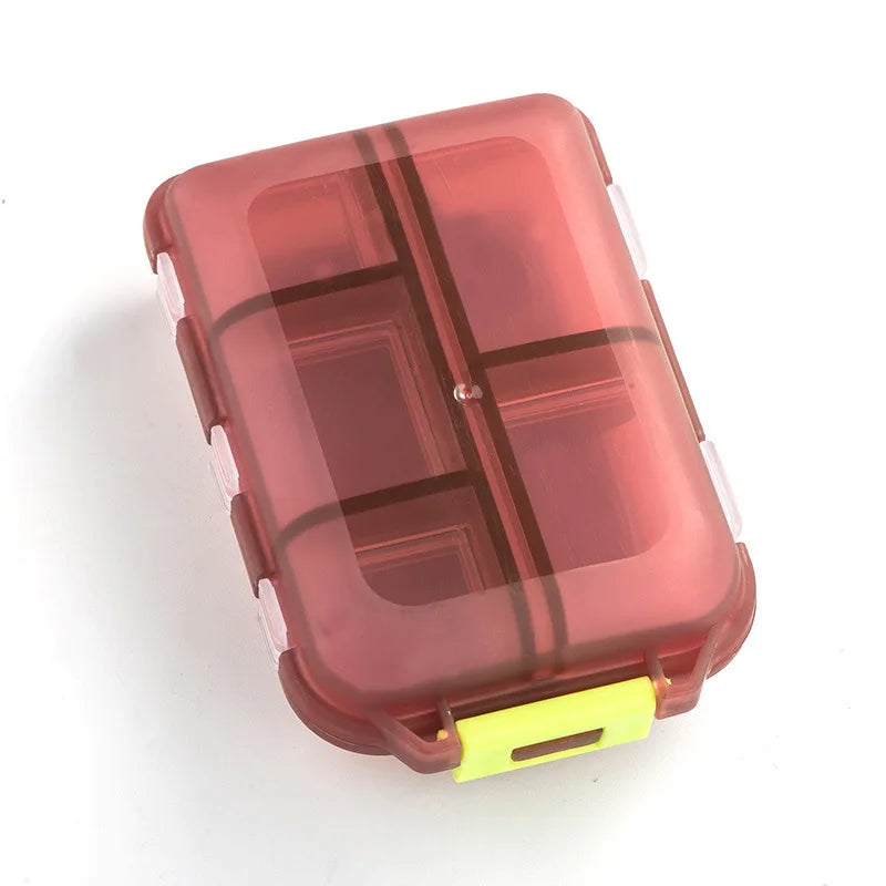 OEMG Travel Pill Organizer Moisture Proof Pocket Medicine Vitamin Holder Case Portable Box