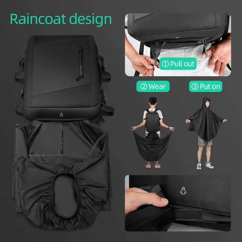 MARK RYDEN 17 Inch Laptop Backpack 40L Flight Approved Travel