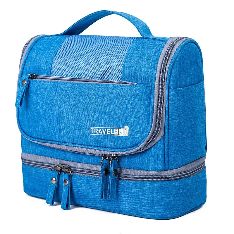 Portable Hanging Toiletry Washbag Waterproof Travel Cosmetic Storage Organiser Large Capacity
