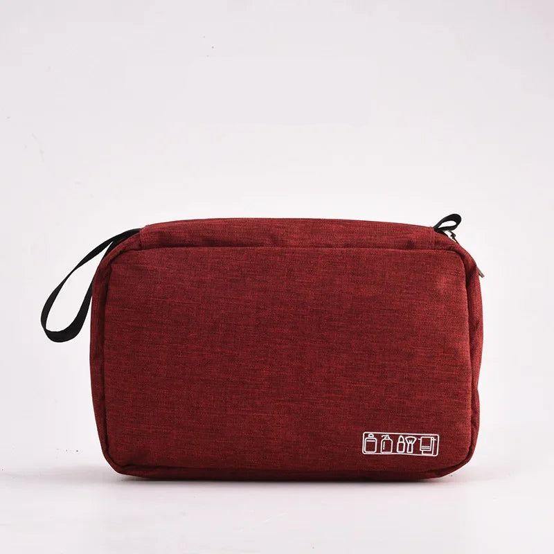 Hanging Travel Cosmetic Bag Foldable Toiletry and Makeup Organiser with Hook for Men and Women