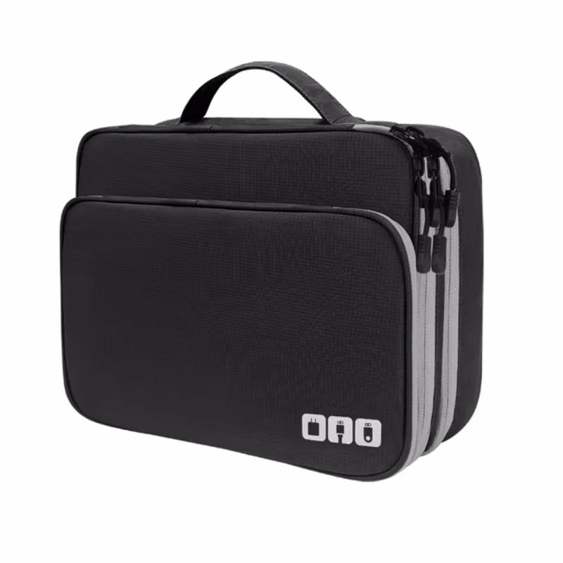 Multi Layer Travel Cable Organizer Waterproof Electronic Storage Bag