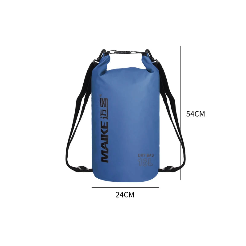 Waterproof Dry Bag 5L 10L 15L Swimming Kayaking Camping Backpack