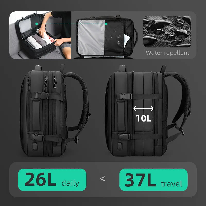 MARK RYDEN 17 Inch Laptop Backpack 40L Flight Approved Travel