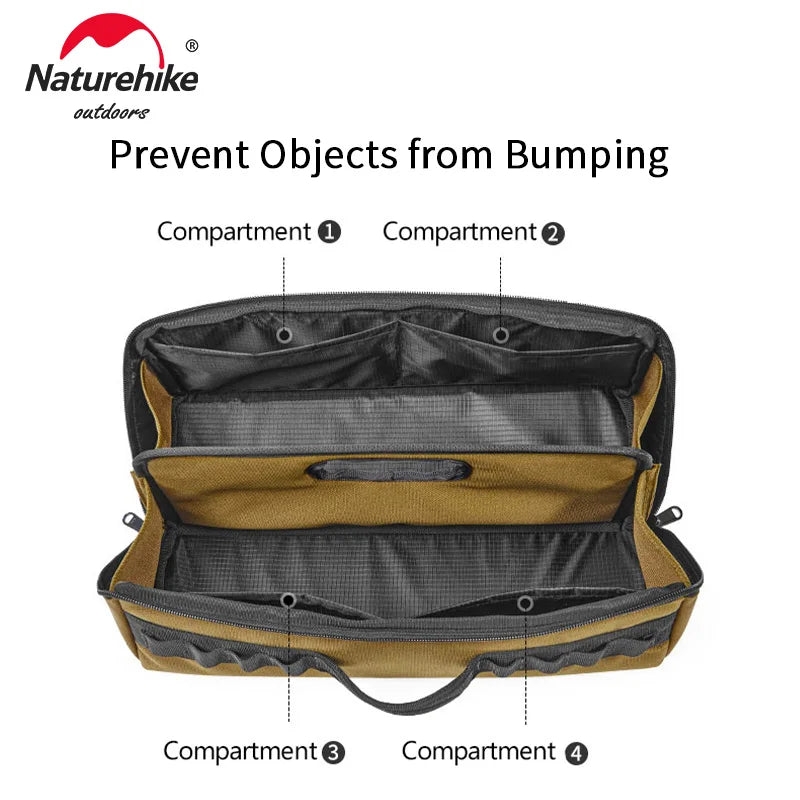 Multifunctional Camping Storage Bag Collapsible Outdoor Tool Organiser Travel Meal Gear Case