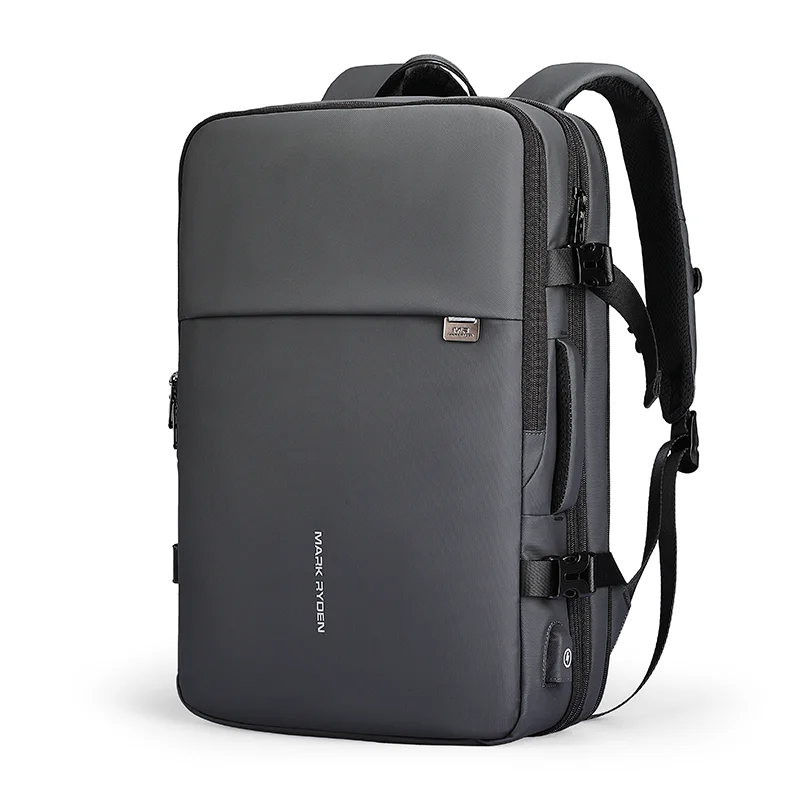 MARK RYDEN 40L Expandable Business Travel Backpack for Men & Women Fits 17.3 Inch Laptop Bag Large