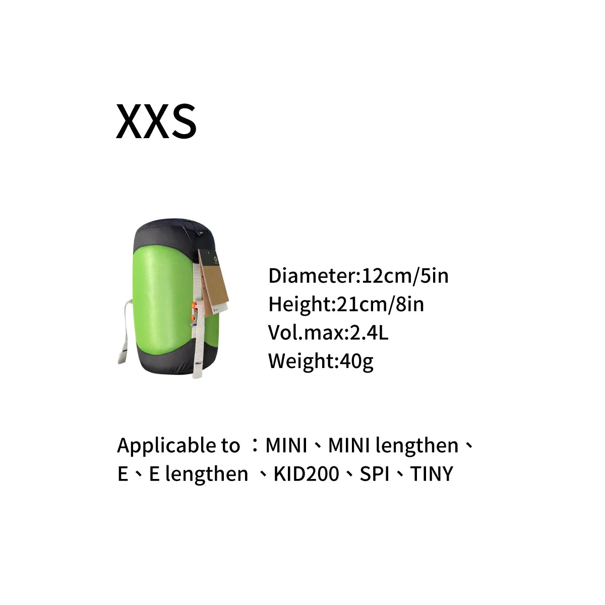 Waterproof Compression Sack Ultralight Nylon Sleeping Bag Storage Stuff Sack Outdoor Camping