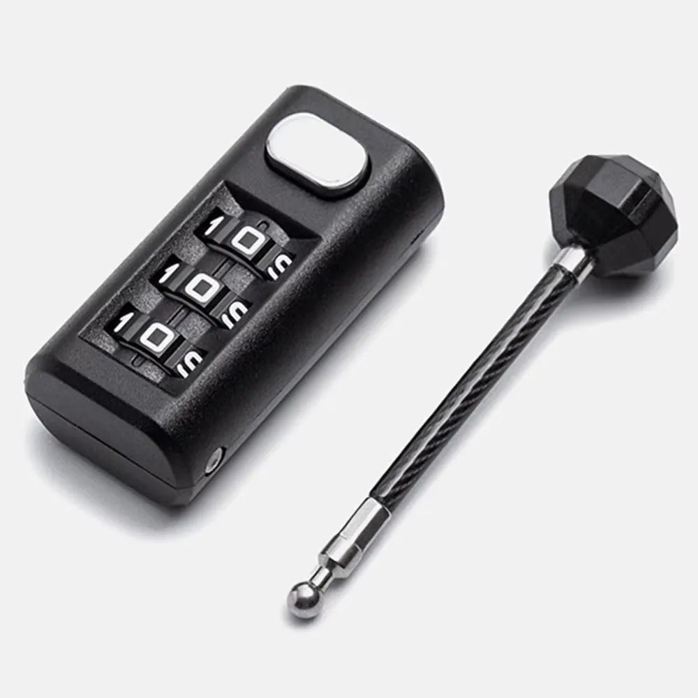 Mini 3 Position Combination Luggage Lock Resettable Backpack Cabinet Padlock