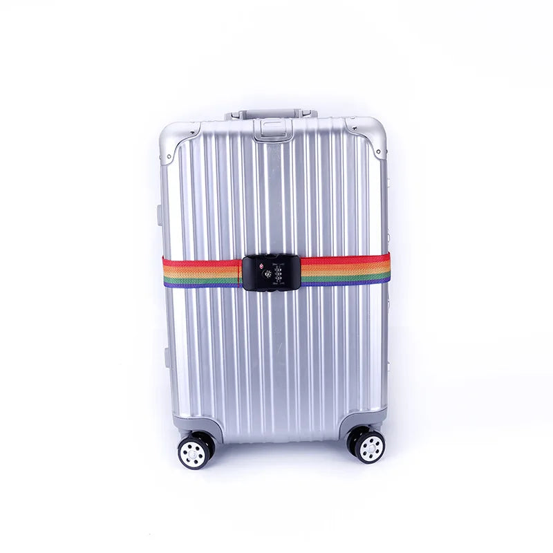 TSA Password Customs Lock Luggage Cross Belt 2M Adjustable Strap