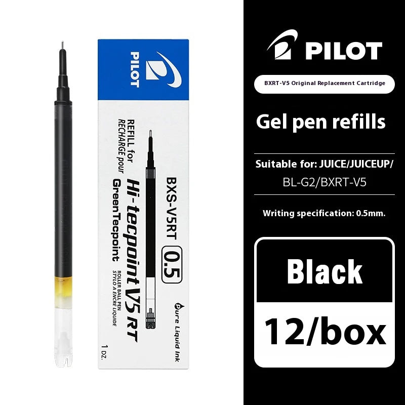 Retractable 0.5mm Gel Ink Pen with Precision Rollerball Tip Refillable Office School Writing Pen Set