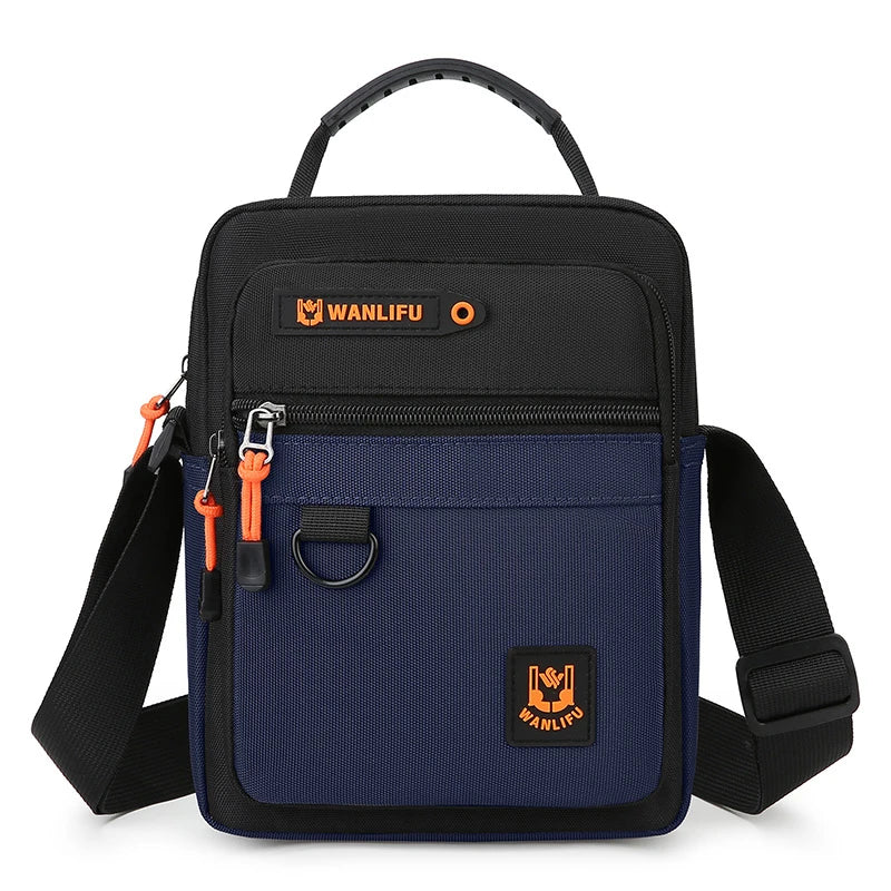 Mens Adjustable Crossbody Bag Oxford Casual Shoulder Commuter
