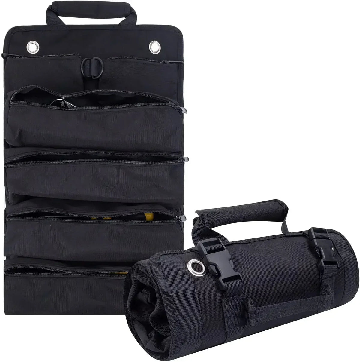GIOIO Multi Purpose Tool Bag Roll Up Multi Pocket Hardware Organizer Pouch Nylon