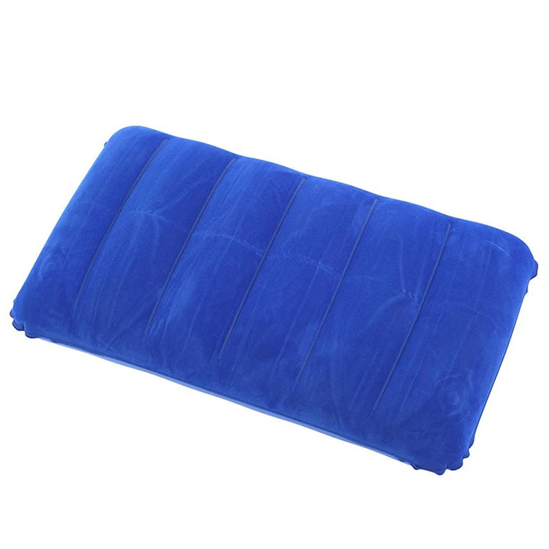 Portable Inflatable Neck Pillow Self Filling Travel Camping Support Cushion